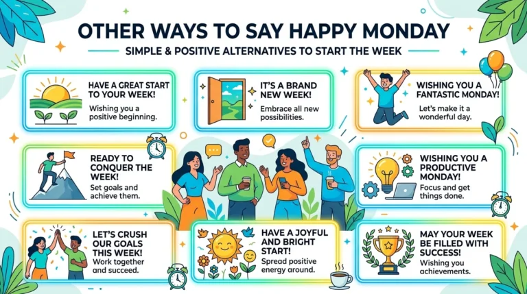 other ways to say happy monday