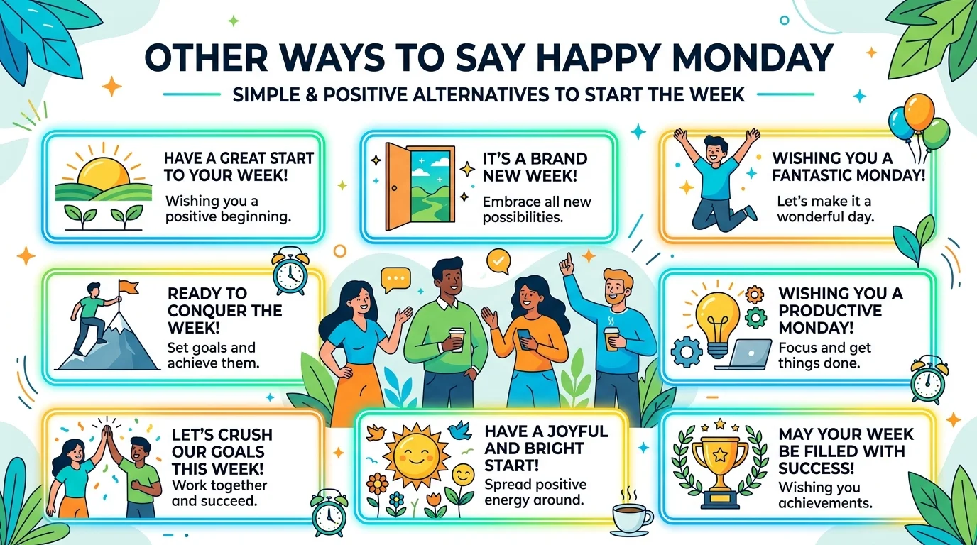 other ways to say happy monday
