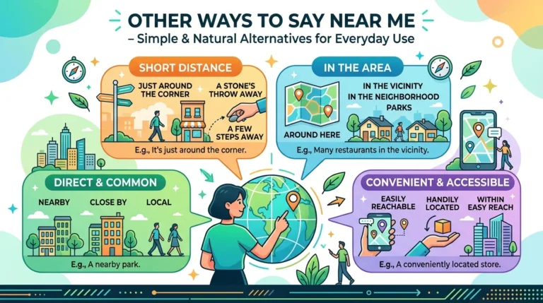 other ways to say near me