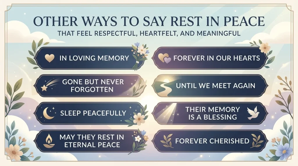 other ways to say rest in peace