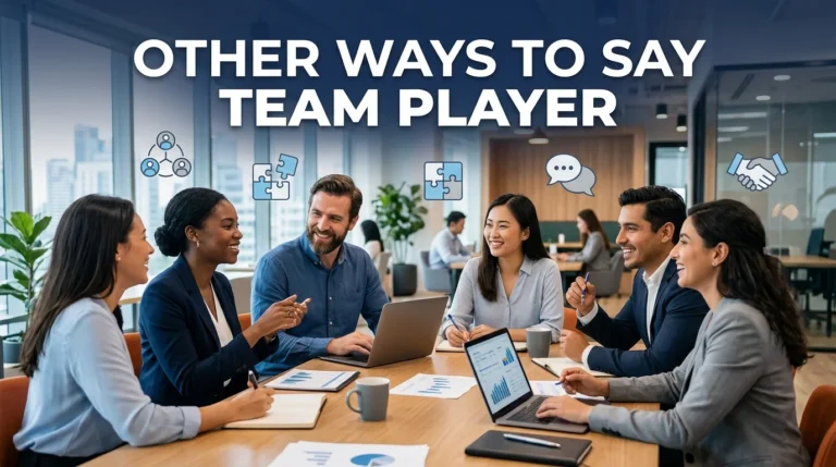 other ways to say team player